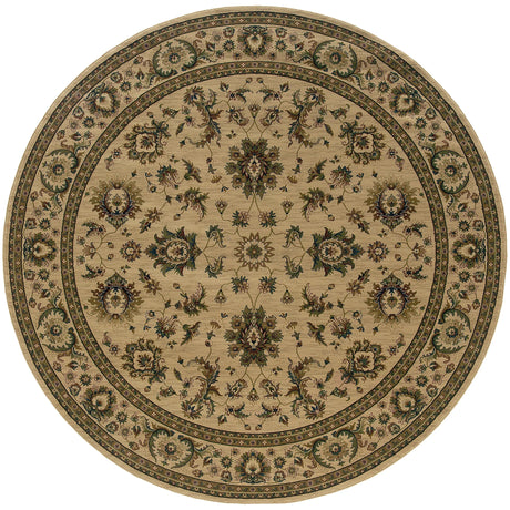 Oriental Weavers Sphinx Ariana 311i3 Ivory / Green Rugs - main flat
