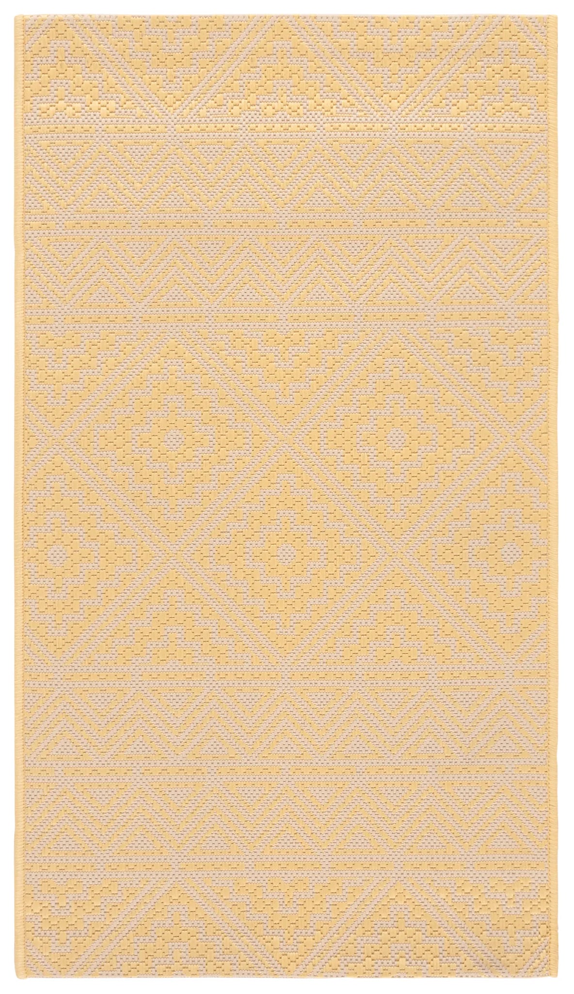 Safavieh Courtyard 2'-0" x 3'-7" Rug in Beige / Gold