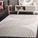 Safavieh Pyramid 4'-5" x 6'-5" Rug in Ivory / Grey