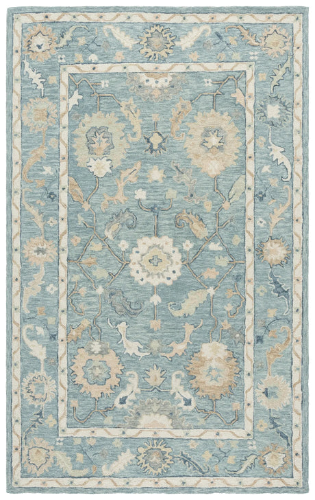 Safavieh Metro 4'-0" x 6'-0" Rug in Blue / Ivory