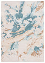 Safavieh Fifth Avenue 4'-0" x 6'-0" Rug in Beige / Teal