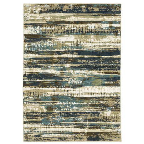 Oriental Weavers Sphinx Reed Re02A Beige/ Blue Rug - main flat