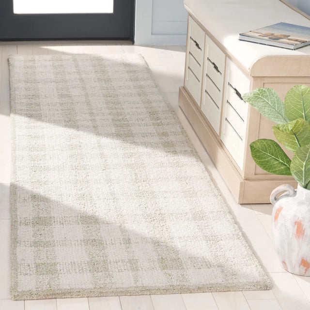 Safavieh Abstract 2'-3" x 8'-0" Rug in Ivory / Sage