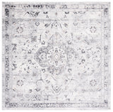 Safavieh Shivan 100 6'-7" x 6'-7" Rug in Ivory / Grey