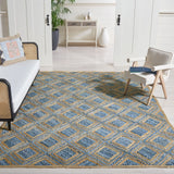 Safavieh Cape Cod 10'-0" x 14'-0" Rug in Natural / Blue