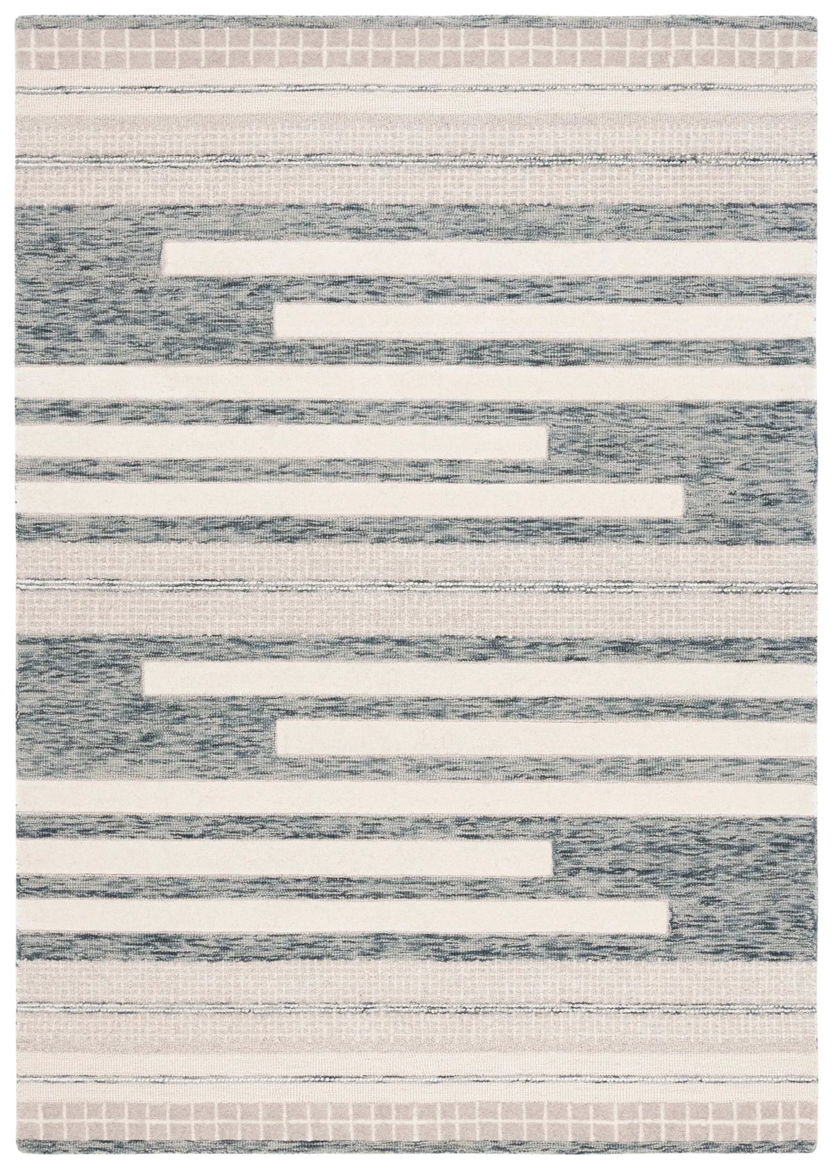 Safavieh Fifth Avenue 4'-0" x 6'-0" Rug in Charcoal / Ivory