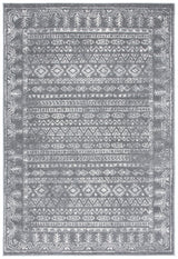 Safavieh Tulum 4'-0" x 6'-0" Rug in Dark Grey / Ivory