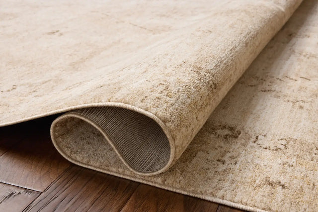 Chris Loves Julia x Loloi Palma PLM-06 Natural / Smoke Rug - pile height
