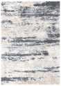 Safavieh Fontana Shag  800 4'-0" x 6'-0" Rug in Grey / Ivory