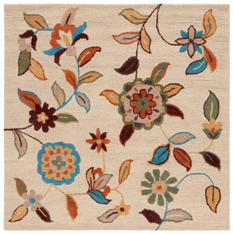 Safavieh Blossom 6'-0" x 6'-0" Rug in Beige / Multi