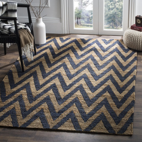 Safavieh Organic 5'-0" x 8'-0" Rug in Blue / Natural