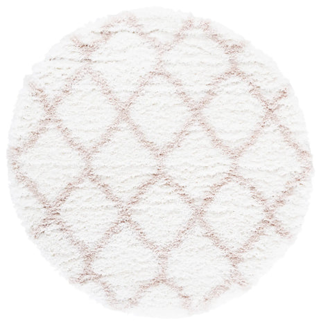 Safavieh Indie Shag 4'-0" x 4'-0" Rug in Ivory / Mushroom