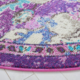 Safavieh Madison 5'-0" x 5'-0" Rug in Lavender / Light Blue