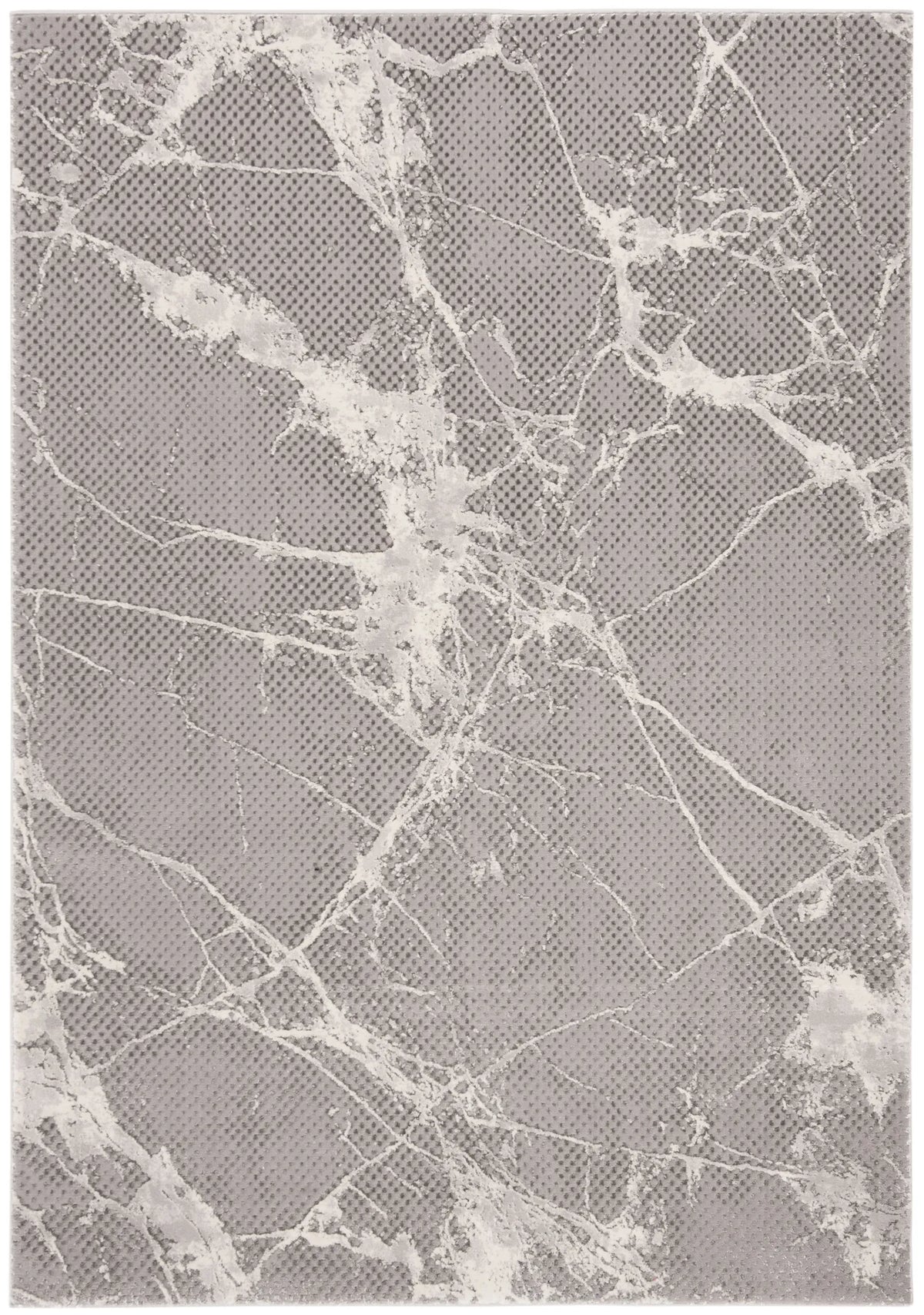 Safavieh Lurex 100 4'-0" x 6'-0" Rug in Grey / Ivory