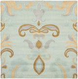 Safavieh Soho 6'-0" x 6'-0" Rug in Light Blue / Multi