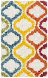 Safavieh Sgk-Shag Kids 3'-0" x 5'-0" Rug in Ivory / Multi
