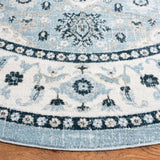 Safavieh Isabella 6'-7" x 6'-7" Rug in Light Blue / Cream