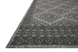 Loloi Rainier Rai-06 Grey/Charcoal Rug - rug corner