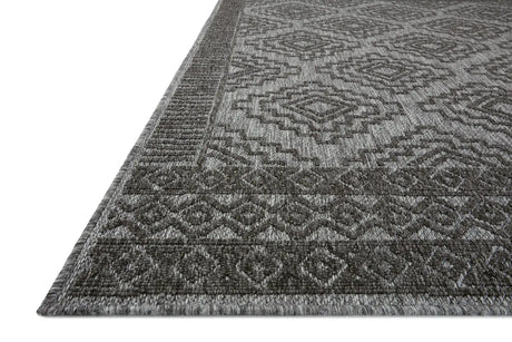 Loloi Rainier Rai-06 Grey/Charcoal Rug - rug corner