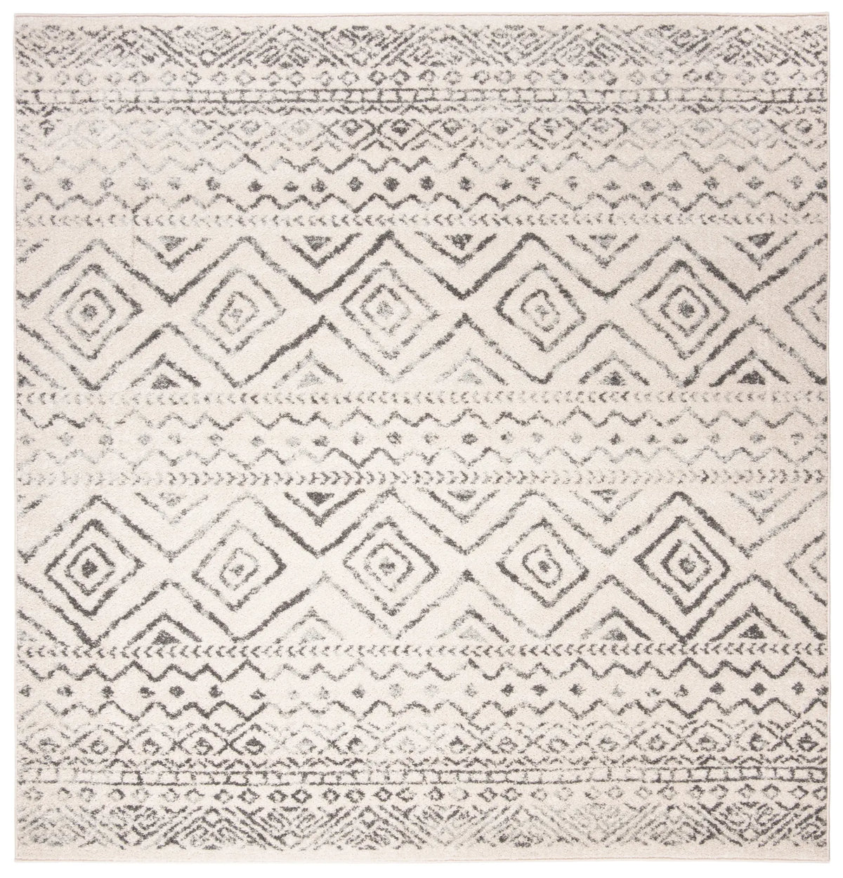 Safavieh Tulum 6'-7" x 6'-7" Rug in Ivory / Grey