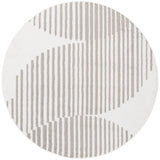 Safavieh Pyramid 6'-7" x 6'-7" Rug in Ivory / Grey