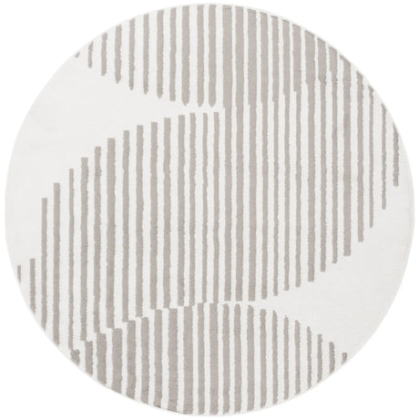 Safavieh Pyramid 6'-7" x 6'-7" Rug in Ivory / Grey