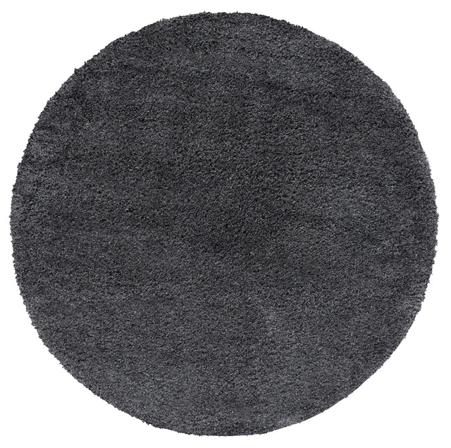 Safavieh Santa Monica Shag 6'-7" x 6'-7" Rug in Dark Grey