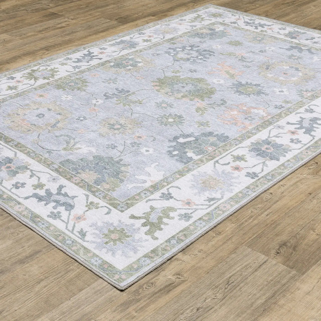 Oriental Weavers Sphinx Addison ADD06 Green Rugs - angle detail