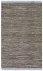 Safavieh Rag Rug 4'-0" x 6'-0" Rug in Dark Green / Black
