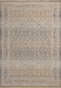 Chris Loves Julia x Loloi Ida IDA-02 Stone / Gold Rug - main flat