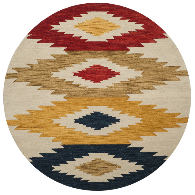 Safavieh Aspen 7'-0" x 7'-0" Rug in Ivory / Multi