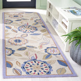 Safavieh Chelsea 2'-6" x 12'-0" Rug in Ivory / Blue