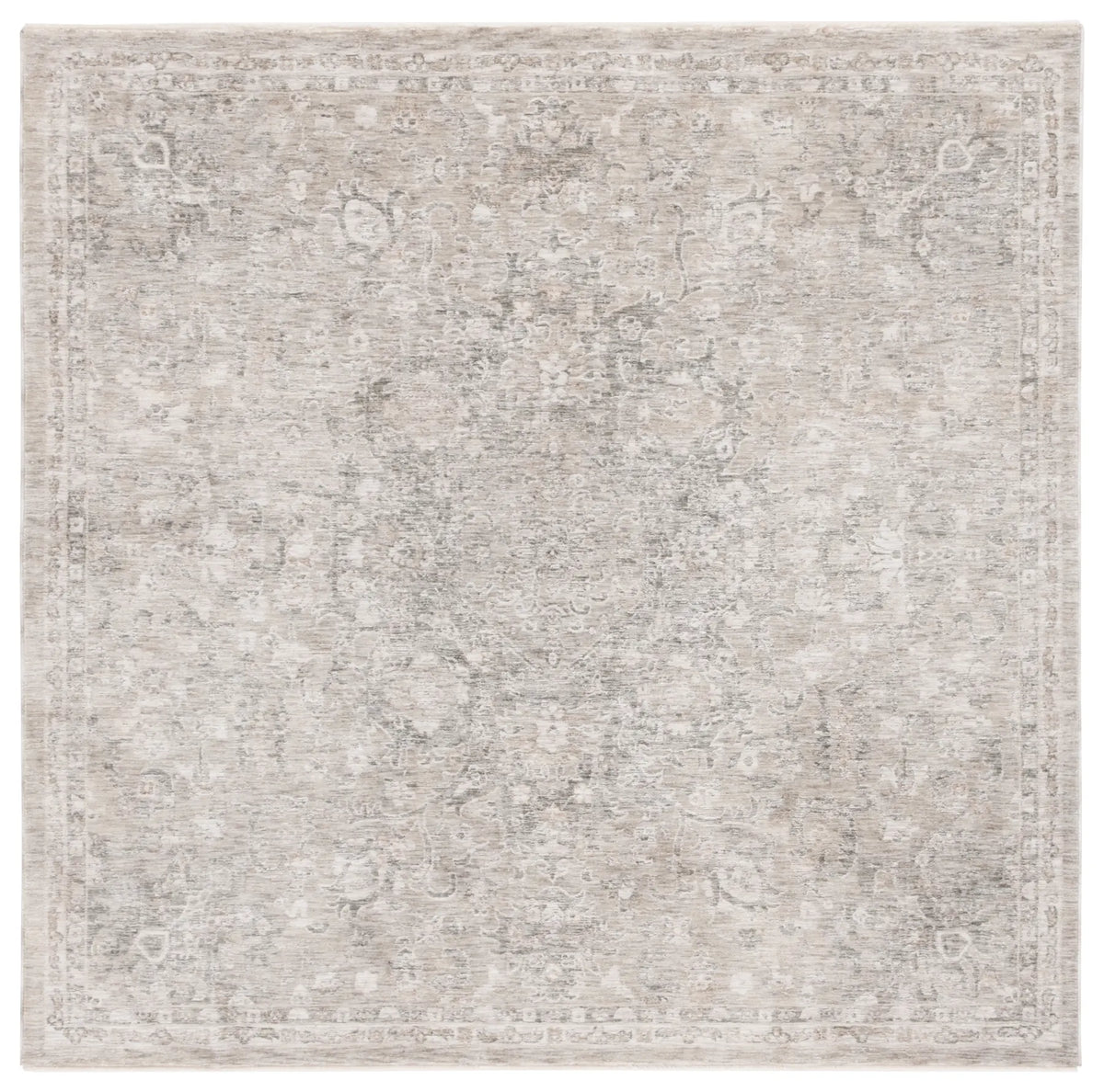 Safavieh Mason 100 6'-3" x 6'-3" Rug in Beige / Dark Grey
