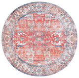 Safavieh Arizona 6'-0" x 6'-0" Rug in Rust / Aqua