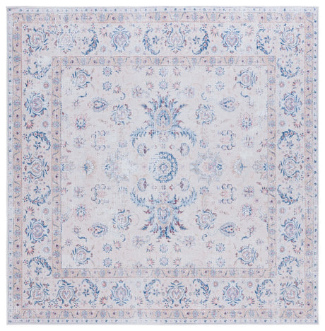Safavieh Tucson 6'-0" x 6'-0" Rug in Ivory / Blue