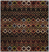 Safavieh Amsterdam 6'-7" x 6'-7" Rug in Black / Multi