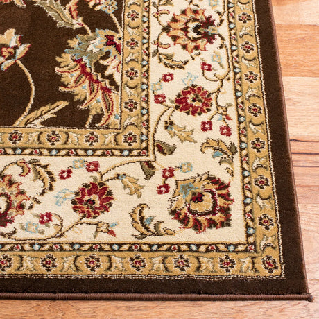 Safavieh Lyndhurst 5'-3" x 7'-6" Rug in Brown / Ivory