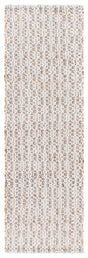 Safavieh Natural Fiber 2'-3" x 8'-0" Rug in Natural / Light Blue