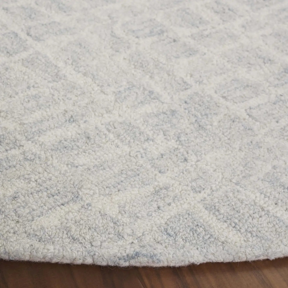 Safavieh Ebony 6'-0" x 6'-0" Rug in Ivory / Light Blue