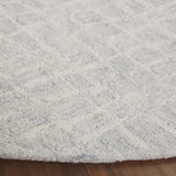 Safavieh Ebony 6'-0" x 6'-0" Rug in Ivory / Light Blue