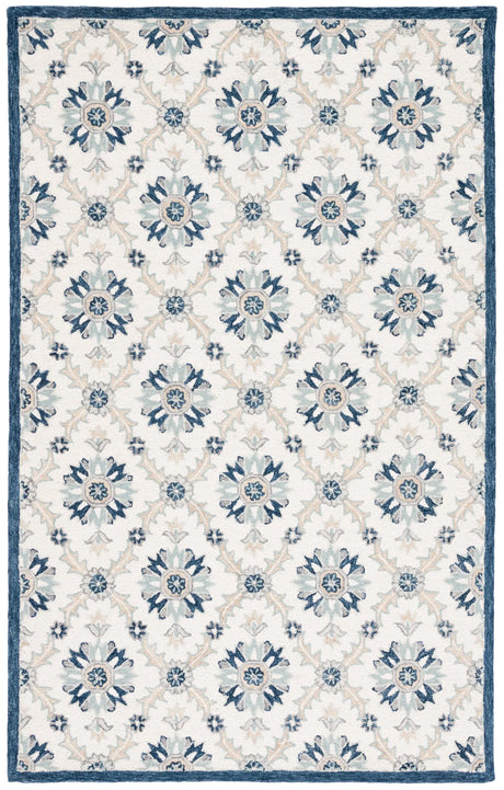 Safavieh Martha Stewart 4'-0" x 6'-0" Rug in Ivory / Blue