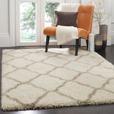 Safavieh Hudson Shag 4'-0" x 6'-0" Rug in Ivory / Beige