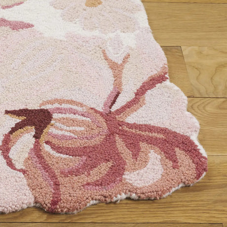 Safavieh Jardin 4'-0" x 6'-0" Rug in Ivory / Pink