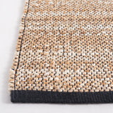 Safavieh Natural Fiber 4'-0" x 6'-0" Rug in Natural / Black