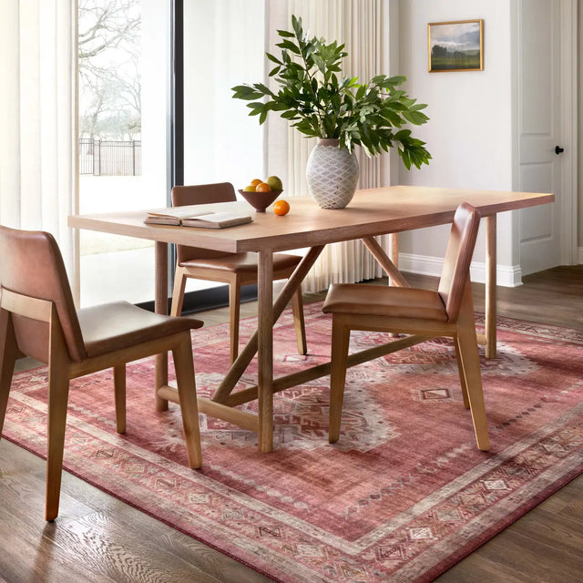 Loloi Heidi Hei-03 Sunset/Natural Rugs - room scene 1