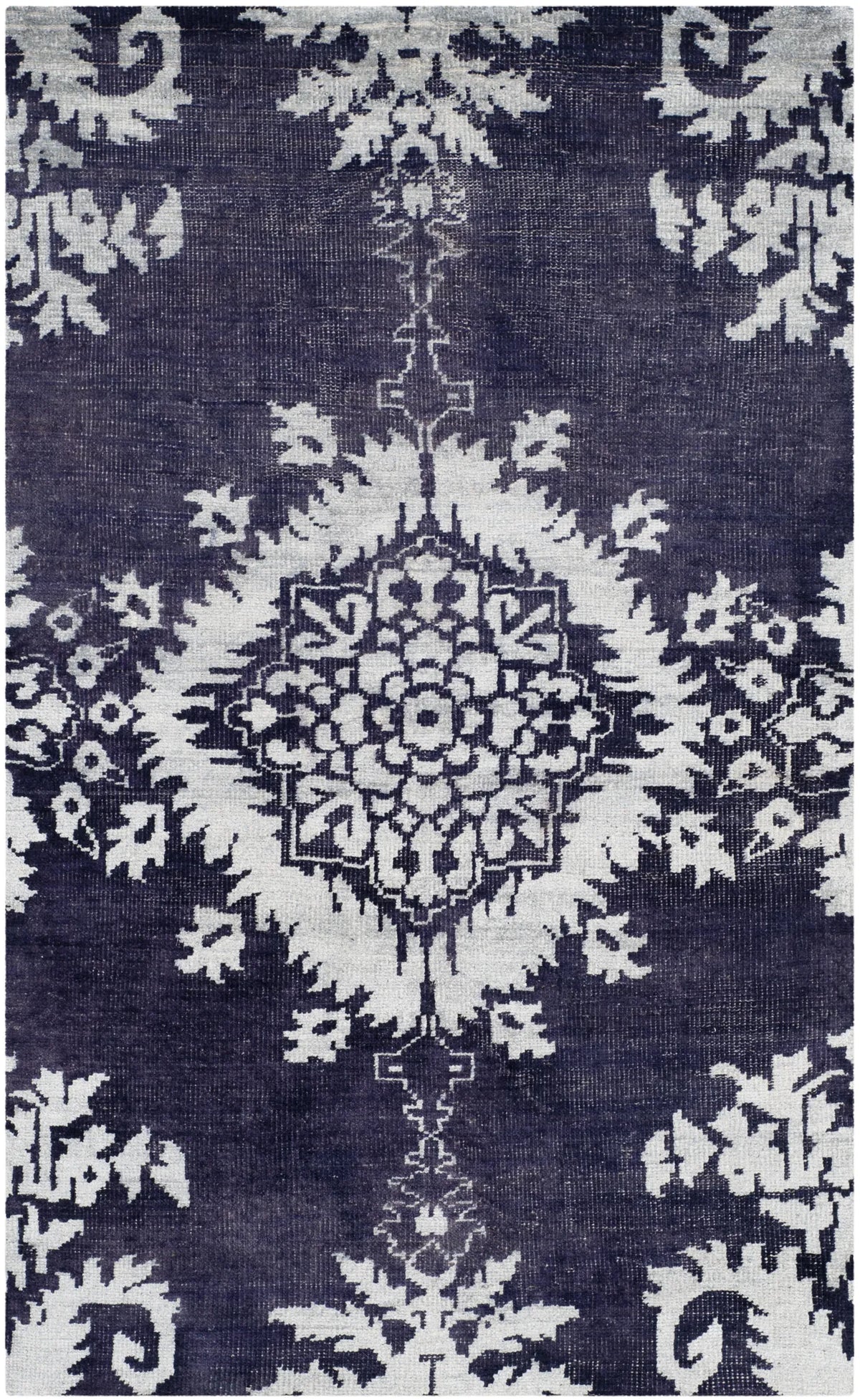 Safavieh Stone Wash 4'-0" x 6'-0" Rug in Deep Purple