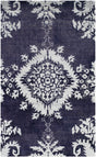 Safavieh Stone Wash 4'-0" x 6'-0" Rug in Deep Purple