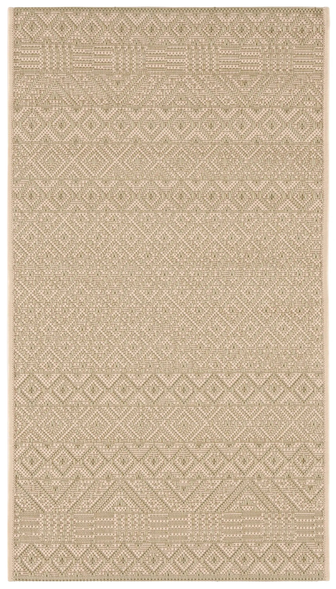 Safavieh Courtyard 2'-0" x 3'-7" Rug in Beige / Green