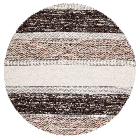 Safavieh Natura 6'-0" x 6'-0" Rug in Brown / Ivory