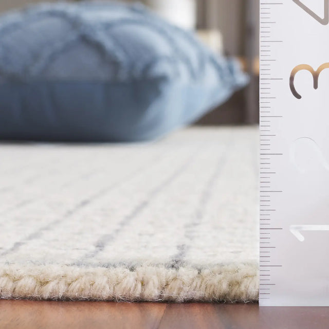 Safavieh Ebony 4'-0" x 6'-0" Rug in Light Blue / Ivory